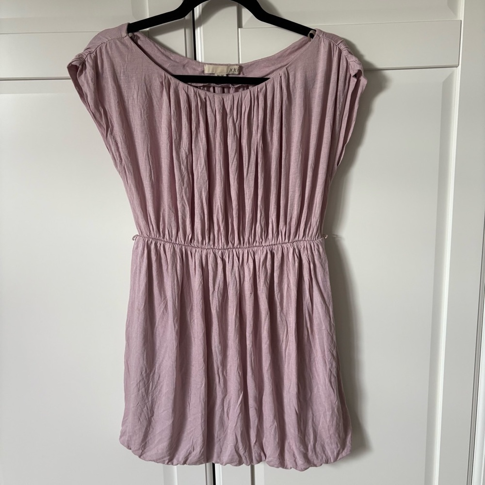 FOREVER 21 Light Pink Pleated Dress